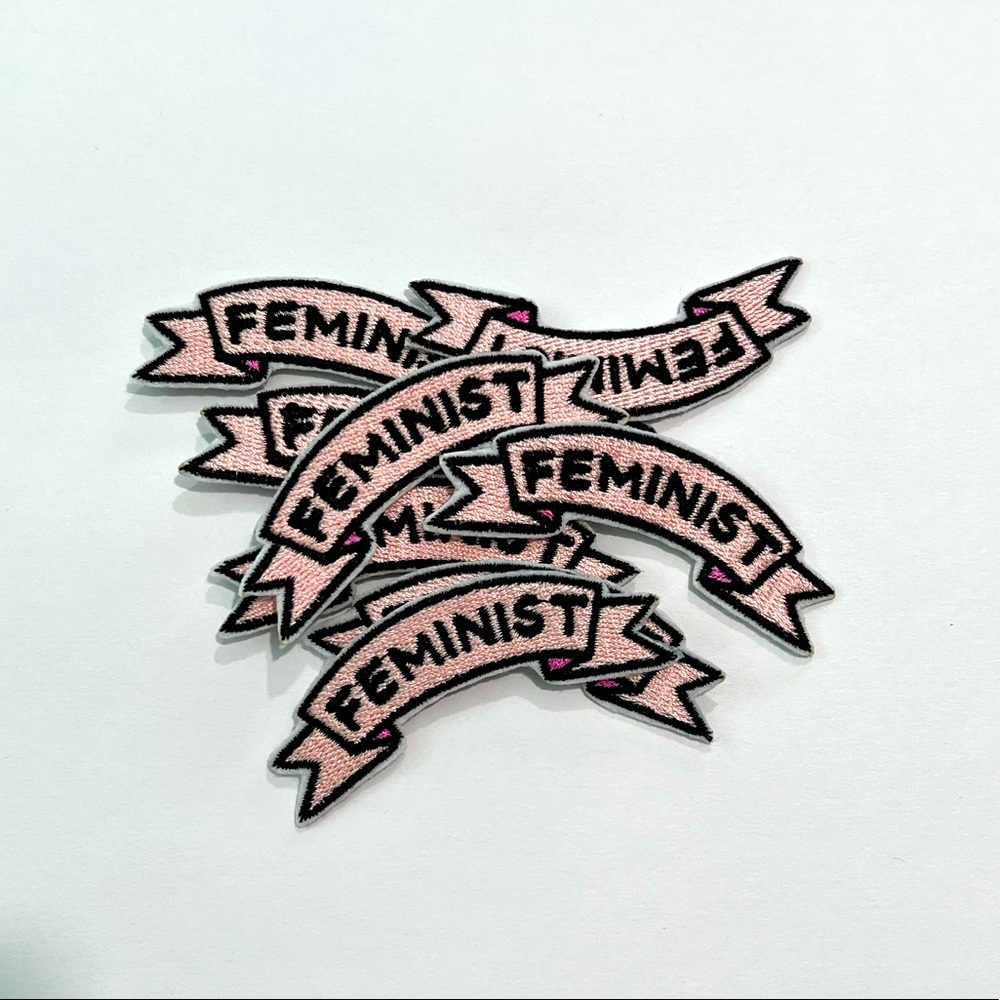‘FEMINIST’ Pink Sew-On Patch